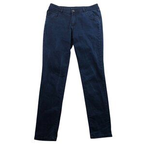 Para Mi Womens Jeans Size 44/32 High Waist Skinny GeoBlue Ankle Casual Denim